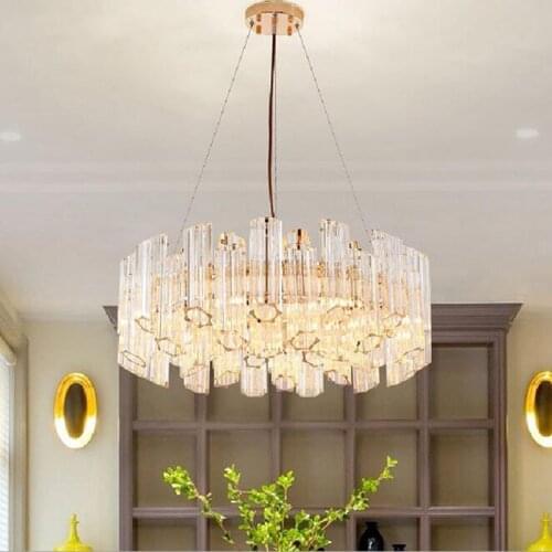 Creative Modern Crystal Chandelier Living Room Bedroom Luxury Art Nordic Restaurant LED chandelier lights Lustres De Cristal UPS
