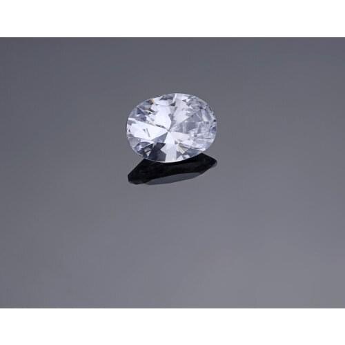 Crystal Clear Transparent Color Oval Shape 3x5-10x12mm Quality AAA Synthetic Gems Cubic Zirconia Stones For Jewelry Accessories