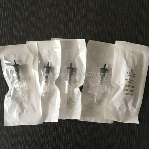 50pcs permanent makeup machine needle 3RL micro needles for professional digital eyebrow lips brow swiss tattoo gun machine