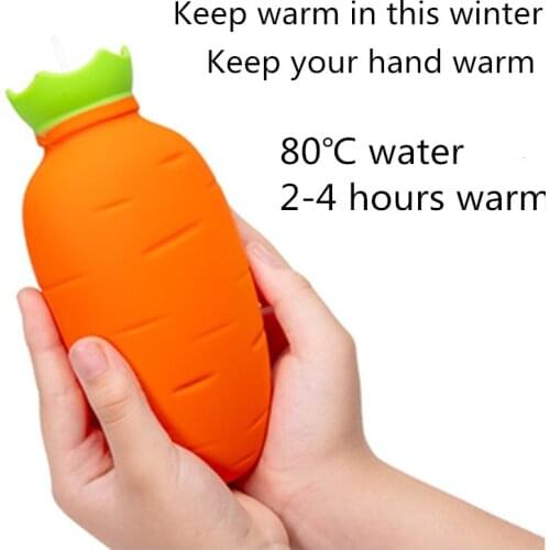 Cute Hand Warm Hot Water Bottle Mini Portable Girls Pocket Feet Water Bags