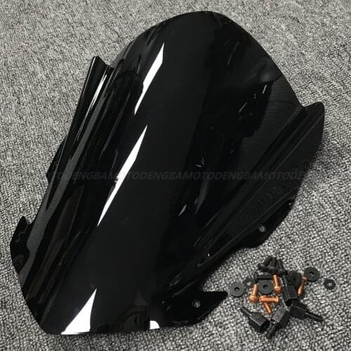 Motorcycle Windscreen Windshield Wind Deflector For KTM RC125 RC250 RC390 2014 2015 2016 2017 2018 Double Bubble