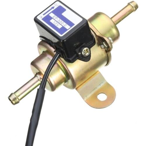 New 12V Universal Low Pressure Gas for Diesel Electric Fuel Pump 1/4 Tubing For Motorcycle ATV EP5000