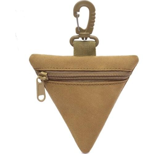 Outdoor Triangular Sundry Bag Edc Molle Pouch Wallet WaterProof Portable Travel Zipper Waist Bag For Camping