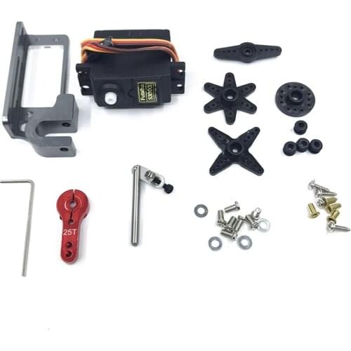 S3003 Servo Parabolic Switch Device Aerial Vehicle Throw Device Dispensers with Servo Arm for RC Cars Boat Drone