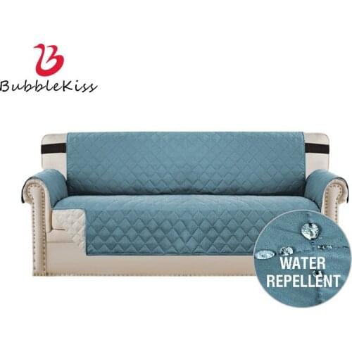 Bubble Kiss Sofa Cover Waterproof Anti-Fouling Four Seasons Universal Solid Color Sofa Protector Home Decoration 1/2/3/4 Seater