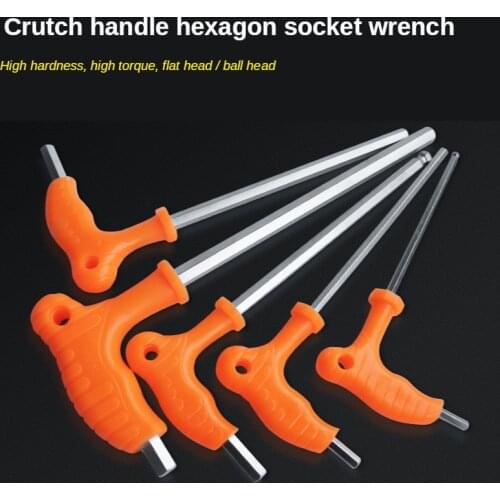 Hex Key Wrench 2.5/3/4/5/6/8/10/12/14mm High-carbon Steel Hex Key Wrench T Handle Inner Hexagon allen Wrench Spanner Hand Tool