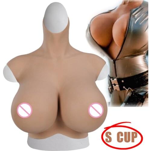 KnowU OiL-Free S Cup Silicone Breast Forms Fake Boobs For Cosplay Crossdresser Transgender