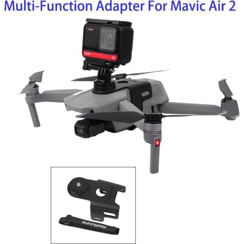 Sports Camera Fill Light Holder Bracket Aadpter For DJI Mavic Air 2 Drone Parts For GoPro Insta360 Osmo Action Cameras Holders