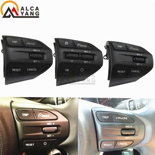 For KIA K2 RIO IKSLAIN AUGUST X-LINE LUXE RED LINE Steering Wheel Cruise control Button Bluetooth Audio Phone Volume Switch Car