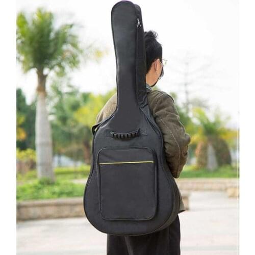Waterproof 39'' Guitar Carry Bag Case Double Shoulder Bags Hand Bag Backpack