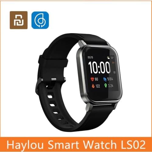 Haylou LS02 smart watch, 12 sports models, IP68 waterproof, call reminder, Bluetooth 5.0, sports, sleep, heart rate detection