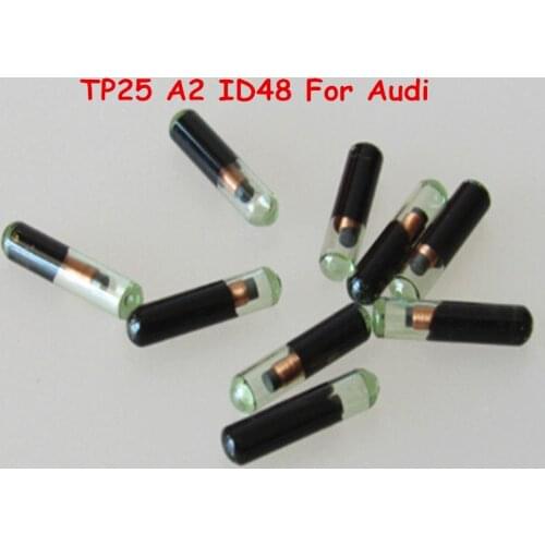 DAKATU Replacement Transponder Chip TP25 ID48 Chip for Audi A2 TP25 ID48 Chip glass