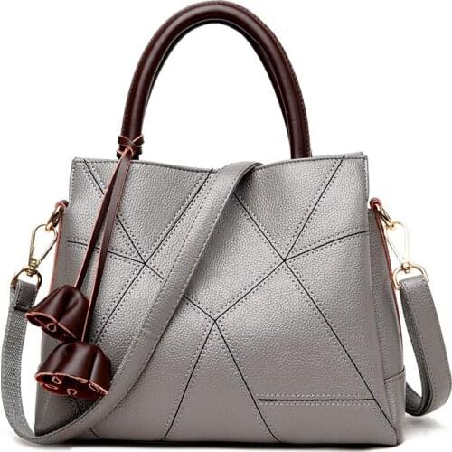 Womens bag 2020 new European and American handbag PU bag large capacity tote bag fashion shoulder bag