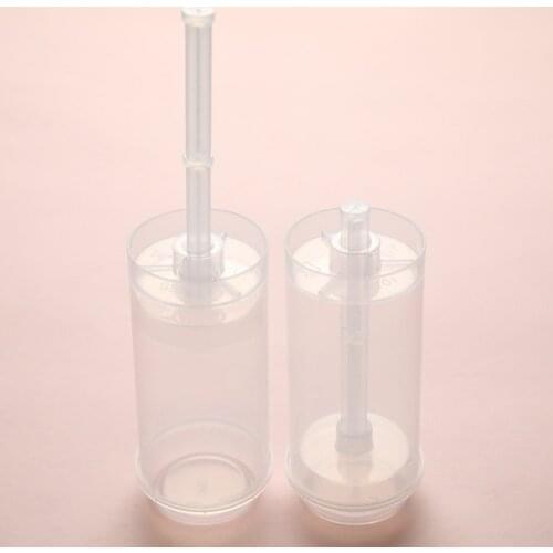 10Pcs Pushable Cake Holders Diy Push Cake Mold Cylinder Shaped Cake Pusher Push Pops Plastic Containers with Lids