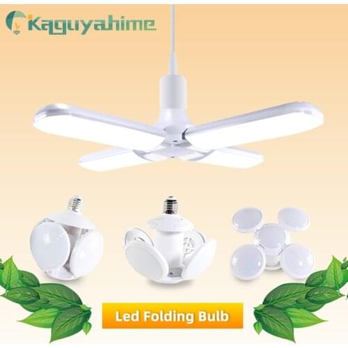 Kaguyahime 2Pcs LED E27 Bulb 40W 30W Folding Bulb E27 Lamp AC 85-265V No Flicker Lampada Spot Light For Home LED Football Bulb