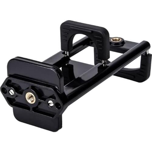 2 in1 Tripod Mount Phone Tablet Holder Clip for iphone Samsung Mobile phone pad Back Cover