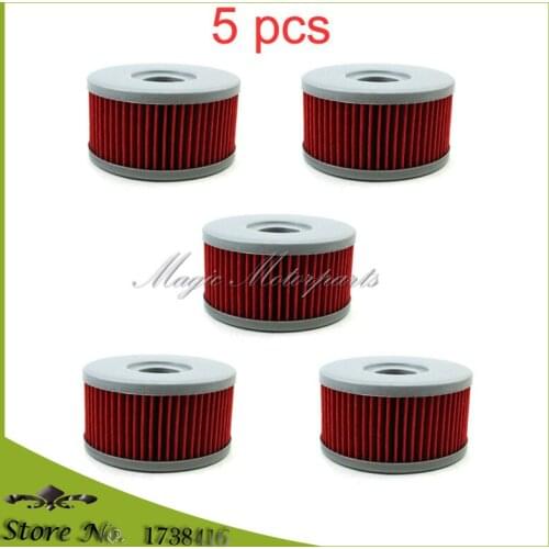 5x Oil Filter For Suzuki Beta Motor 4.0 VL125LC DRZ GZ TU GN 250 EURO Honathan 350