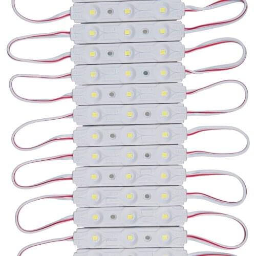 60 PCS UL Listed LED Module for Signs White 0.72W 12V DC 2835 SMD 3 LEDs Waterproof Decorative Light for Letter Advertising Sign