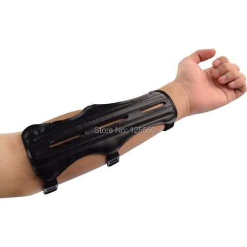Free shipping 1 piece PU Shooting Protective Gears Archery Bow And Arrow Shooting Armguard