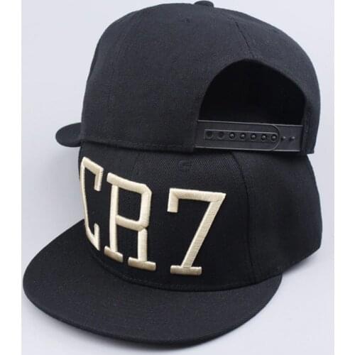 Women Men CR7 Embroidery Baseball Cap Fashion Cristiano Ronaldo Football Hat Unisex Outdoor Hip Hop Snapback Caps CP0050