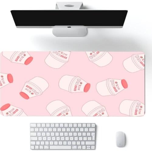 Anime kawaii Big Mouse Pad Large Rubber Gaming Mat Speed Kawaii XL MousePad Keyboard Locking Edge Otaku Compute mouse pad