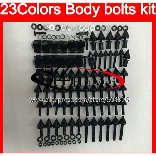 Fairing bolts full screw kit For KAWASAKI NINJA ZX6R 07 08 ZX-6R ZX 6 R 07-08 ZX 6R ZX6R 2007 2008 Windscreen bolt screws Nuts