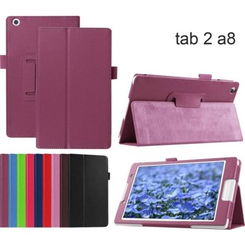 PU Leather Cover Case for Lenovo Tab2 A8 PU Leather Stand Protective Skin tablet Cover Case for Lenovo Tab 2 A8-50F A8-50LC capa