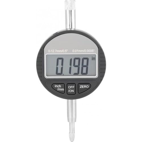 Digital Probe Indicator Gauge 0-12.7mm/0.5'' Clock DTI 0.01mm/0.0005'' Test Digital Indicator