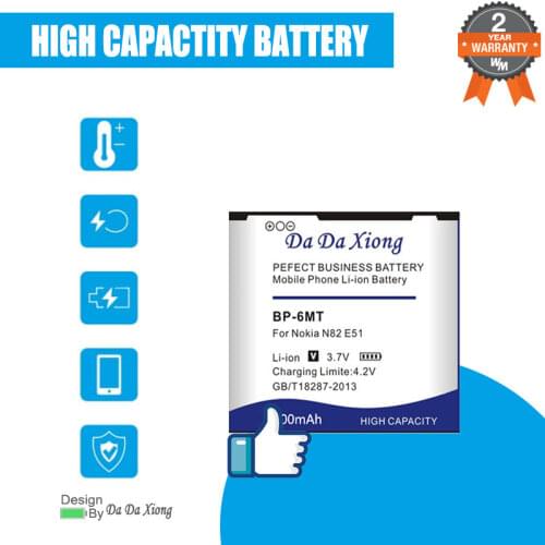 Da Da Xiong 2400mAh BP 6MT BP-6MT BP6MT Li-ion Phone Battery for Nokia N81 N82 6720 E51 E51i