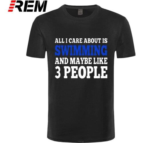 REM dolphin T-shirt Man Tops Gift Summer New Dive T Shirts Tshirt Men Short Sleeve Cotton Funny Swim with