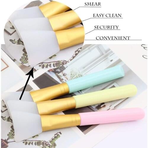 Hot Product Diy Mask Brush Beauty Tools Silicone Suitable Sensitive Skin Easy Wash Water Brush Soft Head Sanitary Mask Mix Brush
