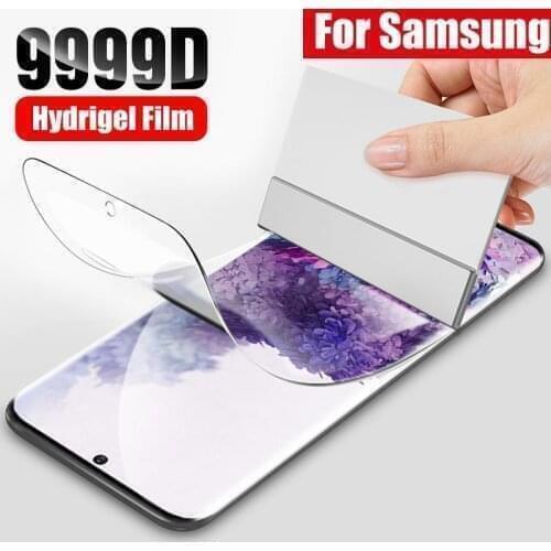 50D Full Cover Soft Hydrogel Film on the For Samsung Galaxy Note 8 9 S7 S6 Edge S8 S9 S10 Plus S10E Screen Protective Not Glass