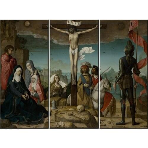Jesus canvas Wall Art Cuadros Christ on the cross painting Modular pictures on Canvas Religious Wall Picture for Living Room