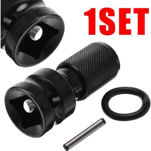 New Steel Impact Socket Adapter 1/2 inch Square To 1/4" Hex Ratchet Socket Adapter Drive Converter Impact Power Tool
