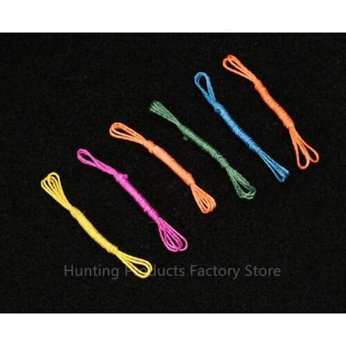 20PCS Slingshot Fishing Rubber Band Dart Line Handmade Tied Fish Arrow Dedicated Catapult Sling Shot