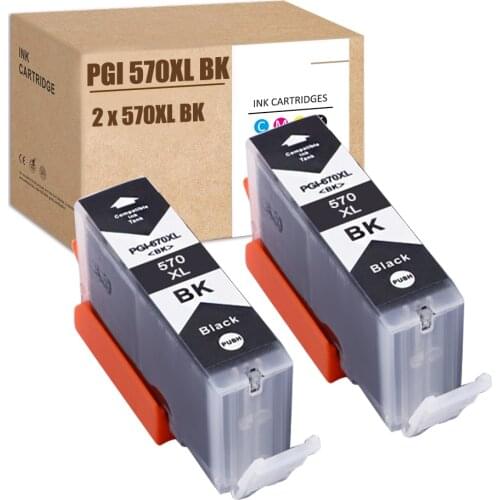 SX For Canon 570XL Ink For Canon 570 Black Ink PGI570 Black Pixma MG5753 MG7750 TS8050 TS5050 MG6800 TS9050 TS5052 MG5751 MG6851