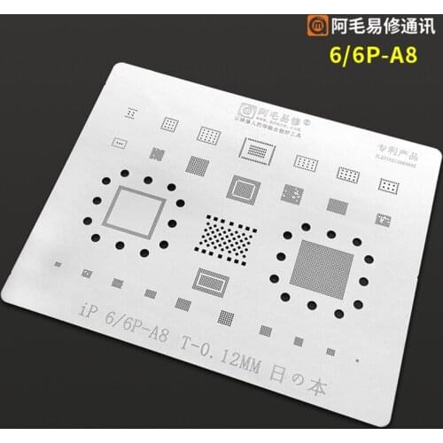 Amaoe Chip BGA Reballing Stencil Solder For Iphone X/XS/XS Max/XR/8/8P/7/6S/6