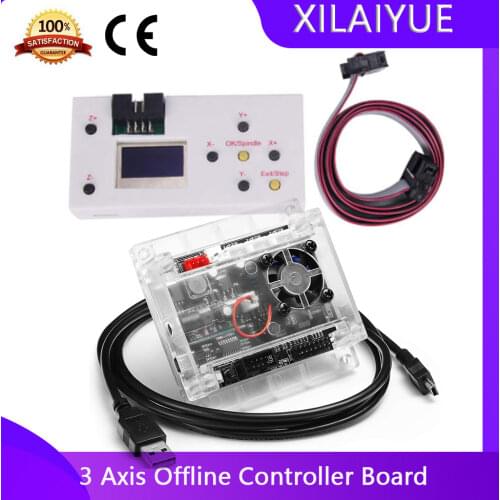 Upgraded 3 Axis Offline Controller Board GRBL USB Port CNC Engraving Machine Control Board For 2017,1610,2418,3018 Machine