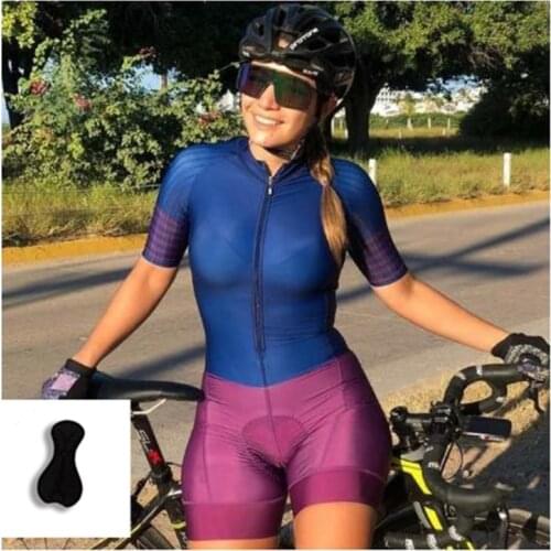 Womens Custom Bicycle Clothing Eco-Daily Cycling Jersey Suit, Maillot Conjunto Triathlon Bike Sport Clothes Triathlon Jumpsuit
