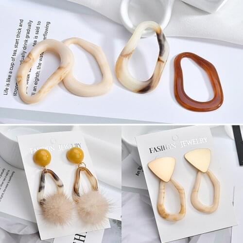 Vintage 50pcs/lot color resin irregular shape handmade charms diy jewelry earring/bracelet/apparel pendants accessory