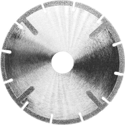 1Pc 5 Inch 125mm Electroplated Diamond Saw Blade Bore 22.23mm Both Side Reinforced Cutting Discs For Granite & Marble