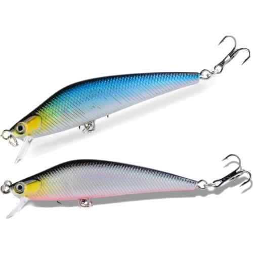1PCS Japan Hot Model Sinking Minnow Fishing Lures 7.5cm 7.5g Jerkbait Bass Pike Carkbait Wobblers Swimbait Professional Bait
