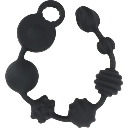 10 Frequency Super Extra Long Silicone Anal Dilator Prostata Massage Butt Plug Pull Bead Anal Vibrator Sex Toys for Couples