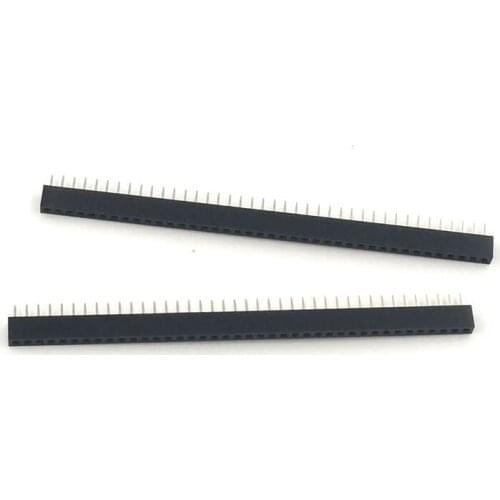10pcs/LOT pin header female 2mm 40 Pin 1x40 1*40 Female Single Row Pin Header Strip pin header
