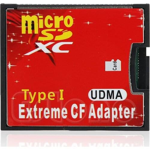 2021 New 1/ 2 Port Slot SDHC TF to CF Type I Flash Compact Card Reader Adapter