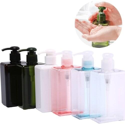 280ml Portable Soap Dispenser Shower Gel Liquid Shampoo Hand Soap Pump Bottle