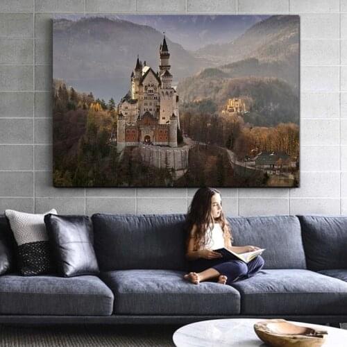 Full Square Drill 5D DIY Diamond Painting Castle Embroidery Mosaic Cross Stitch Rhinestone Decoration Wedding Gift Hobby Crafts