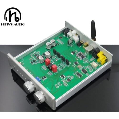 Bluetooth 5.1 HIFI Audio Amplifier DAC of AK4493 or PCM5102 decoder Support coaxial optical USB input RCA output