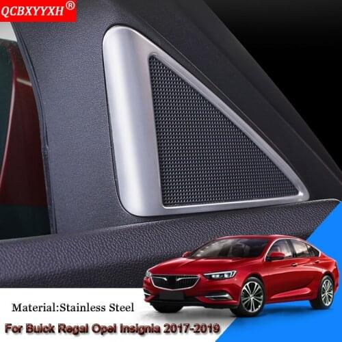 Car Internal A Pillar Speaker Sequins Cover Auto Sticker For Buick Regal Opel Insignia 2017-2019 Holden Commodore (ZB) 2018 2019