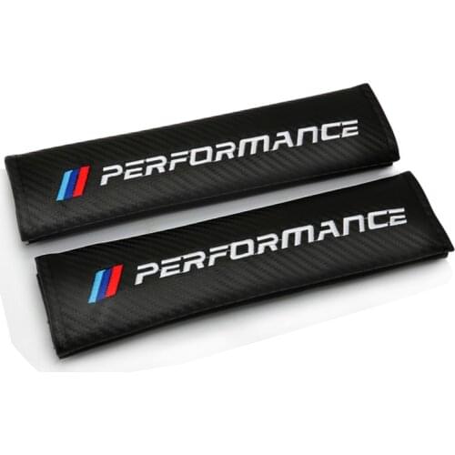 Auto Accessories Car Safety Belt Covers Seat Belt Case Embroidery for Bmw M Logo M2 M3 M4 M5 M6X 320i X1 X3 X4 X5 X6 Car Styling